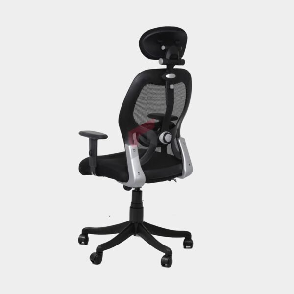 AeroMesh Pro Ergonomic Office Chair – Headrest & Lumbar Support