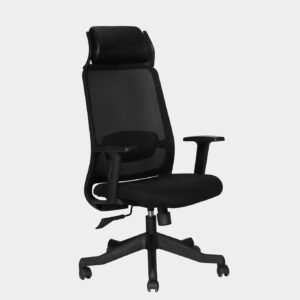 ComfortPro™ High-Back Ergonomic Office Chair (Headrest + Lumbar Support)