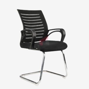 Mesh Visitor Chair – Stainless Steel Base 301FX