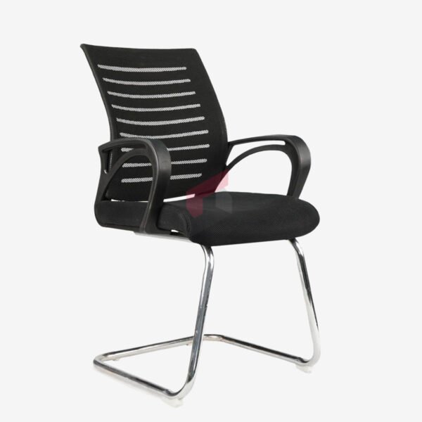 Mesh Visitor Chair – Stainless Steel Base 301FX