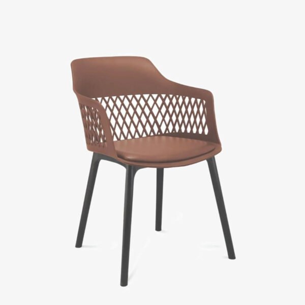 Modern Polypropylene Armchair – Weather-Resistant Indoor & Outdoor Dining Chair