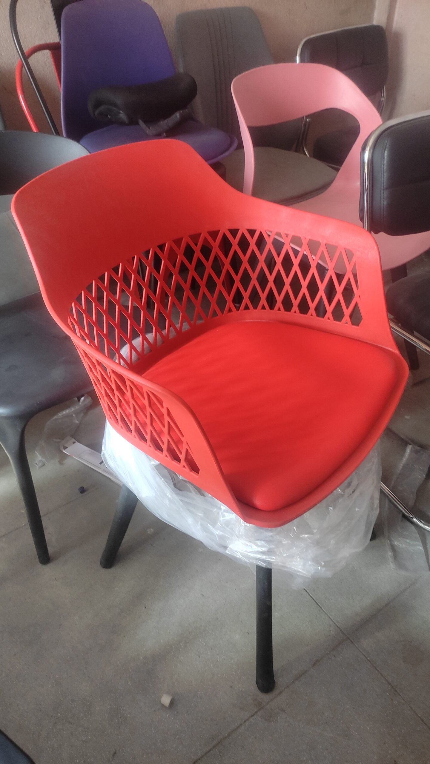 Modern Polypropylene Armchair – Weather-Resistant Indoor & Outdoor Dining Chair - Image 5