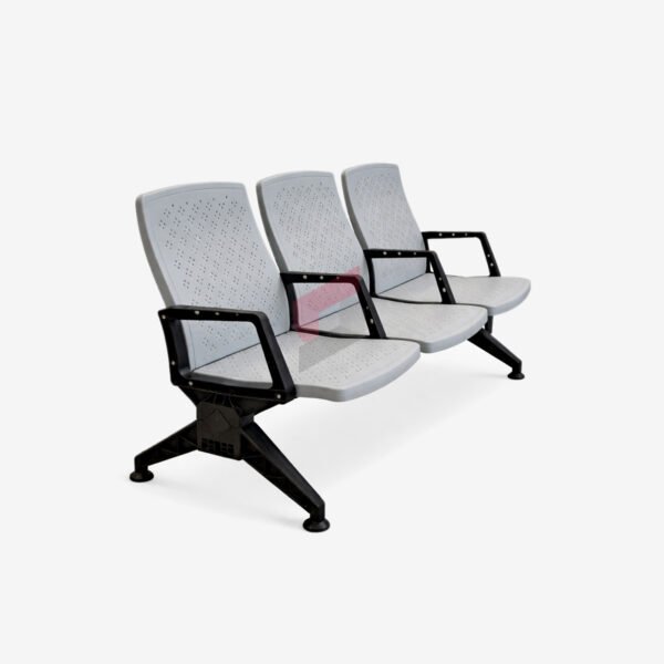 3-Seater Outdoor Waiting Chair – Heavy Duty, Weatherproof & Durable