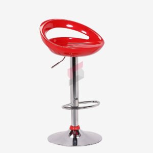 Lewis 360° Adjustable Bar Stool – Red
