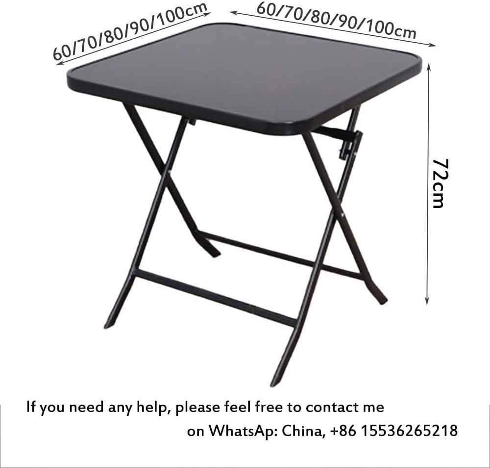 SH-Flex Square Folding Glass Table - Image 2