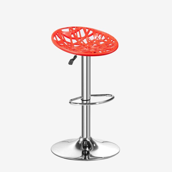 Adjustable Height Bar Stool – Orange