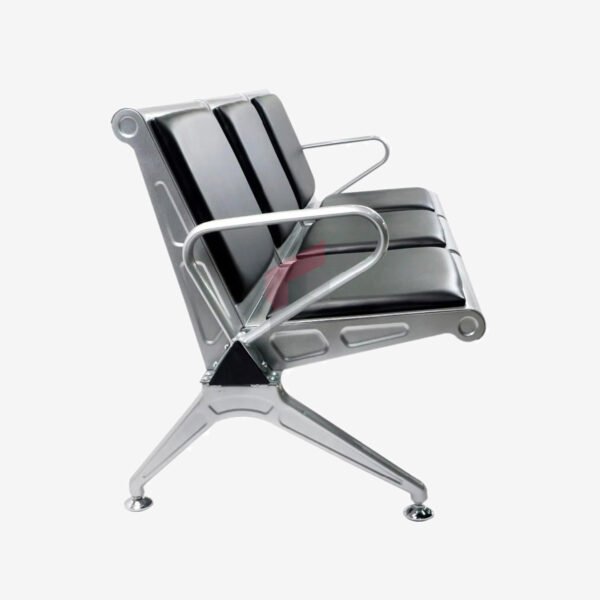 Tulip Seating TL-487 Modern Metal Folding Waiting Chair – Commercial Airport & Office Seating