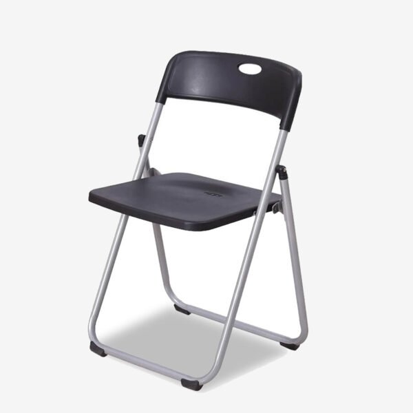 FlexFold Foldable Chair with Steel Frame (Black)