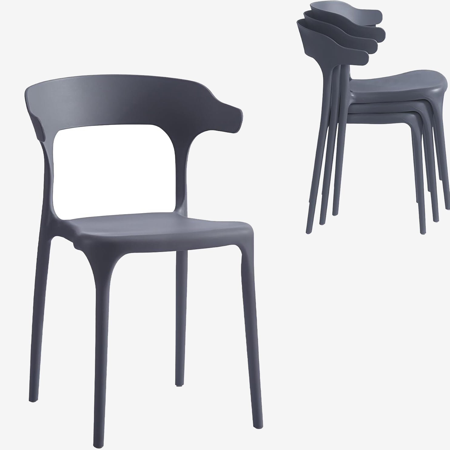 MonoFlex Curve Plastic Chair Color Variation - Image 9
