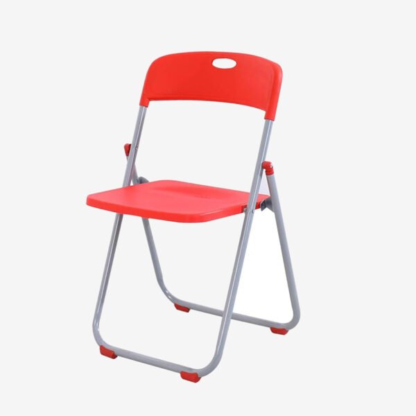 FlexFold Foldable Chair with Steel Frame (Red)