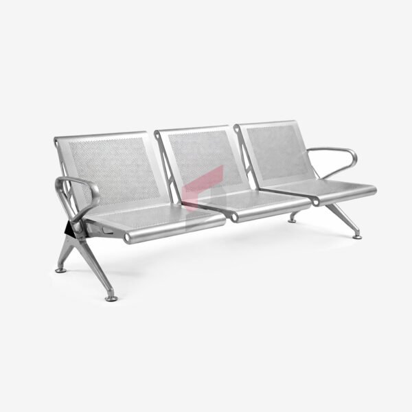 Tulip Seating AeroMax 3-Seater Mild Steel Airport Waiting Chair