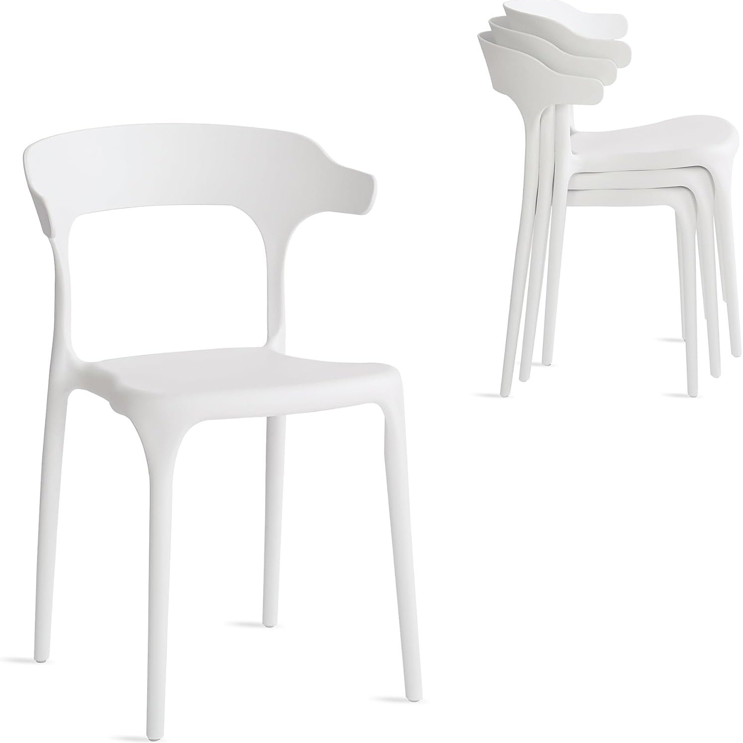 MonoFlex Curve Plastic Chair Color Variation - Image 6
